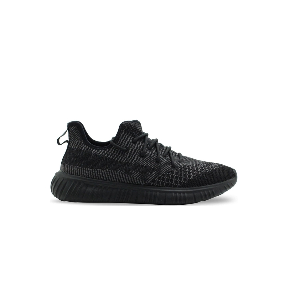 Avia Black Women's Mixed Knit Sneakers Memory Foam Size 6.5